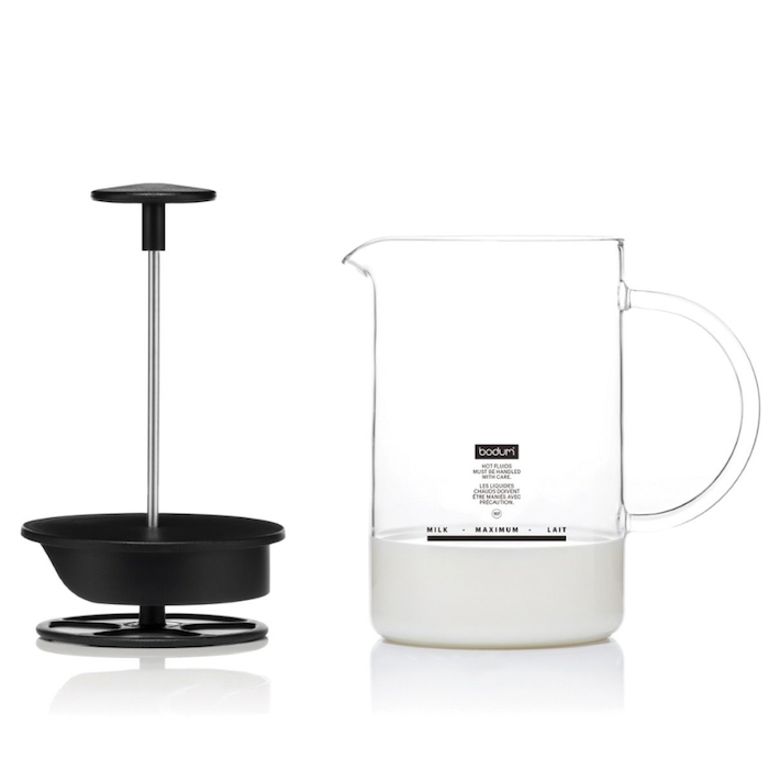 Bodum Latteo Milk Frother with Glass Handle